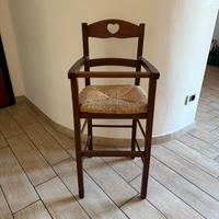 Seggiolone legno