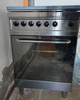 Cucina LOFRA 60x60 inox 4 fuochi e forno elettrico