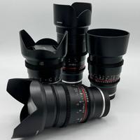 OBIETTIVI SONY E-Mount per il cinema Samyang VDSLR