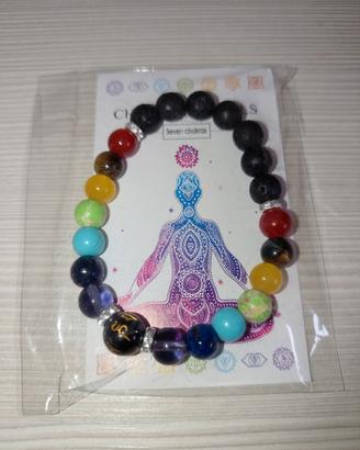 Bracciale 7 Chakra meditazione Yoga Reiki Energia 