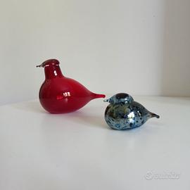Littala Birds by TOIKKA in vetro soffiato