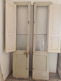 porta esterna a due ante vintage 