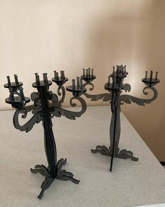 Candelabri fumee in plexiglass