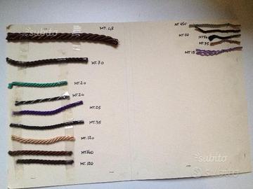 Cordoni cordoncini per addobbi - collane - borse