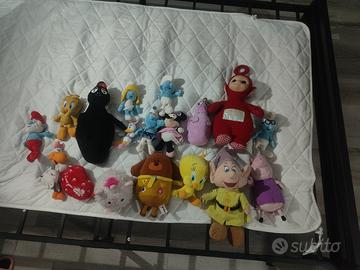 peluches assortiti