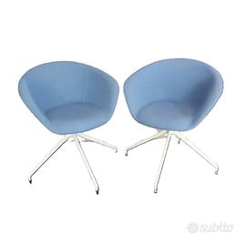 2x ARPER DUNA 02 SEDIA POLTRONCINA GIREVOLE 4 STEL