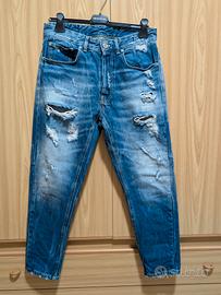 Jeans strappati Cropped Genius