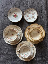 Set piatti e tazze porcellana