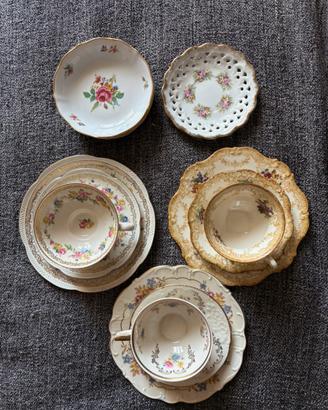 Set piatti e tazze porcellana