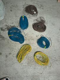 7 matasse fili elettrico 