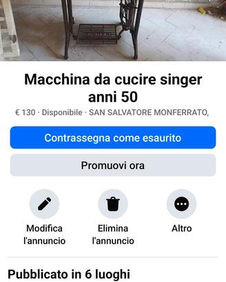 macchina da cucire singer funzionante