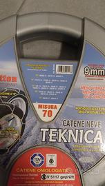 Catene da neve misura 70
