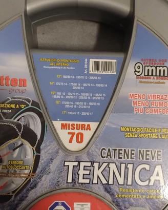 Catene da neve misura 70