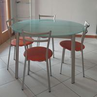 Tavolo rotondo Calligaris allungabile con sedie