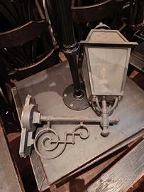 3 Lampade da parete in ferro