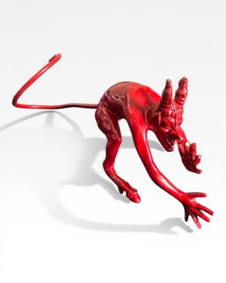 Diavolo rosso in bronzo - Bergmann, Vienna, ‘900