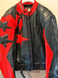 Tuta da moto completa Dainese originale vera pelle