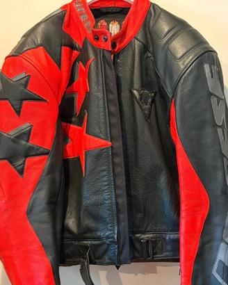 Tuta da moto completa Dainese originale vera pelle