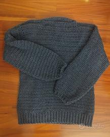Maglione da uomo all'uncinetto