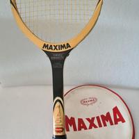 racchetta da collezione Maxima vintage anni 70