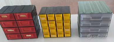 CASSETTIERE PER MINUTERIE(HOBBY,CASA,LABORATORIO)