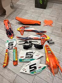 Plastiche ktm sxf  2019 /2022