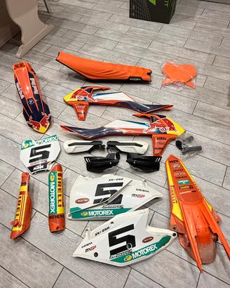 Plastiche ktm sxf  2019 /2022