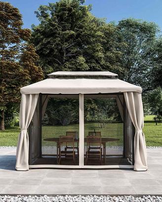 Gazebo 3x3 o 3x4 con zanzariere nuovo