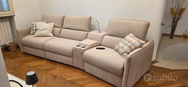 Divani &Divani 3,23m-Relax-poggiatesta regolabili-