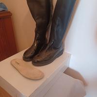 Stivali donna n. 40 in pelle di vitello nero
