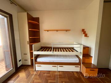 Cameretta con letto a castello