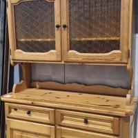 Codice: 268843  CREDENZA IN PINO RUSSO 2 ANTE + 2