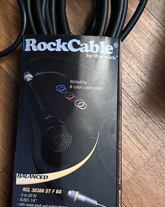 Cavo XLR + jack Warwick per microfono