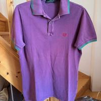 Polo viola/lilla Slim fit “Fred Perry” taglia 40/M