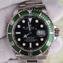 ROLEX SUBMARINER KERMIT 2010 NOS