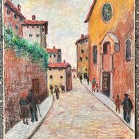 Cartone a olio " chiesa di San Giovanni"