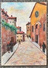 Cartone a olio " chiesa di San Giovanni"