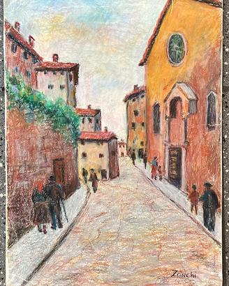 Cartone a olio " chiesa di San Giovanni"