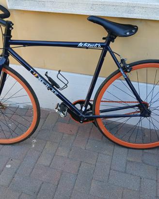 Bici Single Speed / Fixed Gear – Nero e Arancio