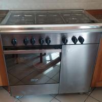 CUCINA A GAS DE LONGHI INOX CON PORTABOMBOLA