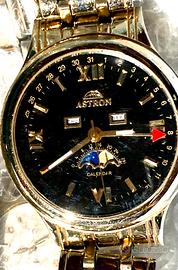 Orologio ASTRON Blue Star placato oro