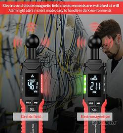 Misuratore EMF, rilevatore di radiazioni EMF digit