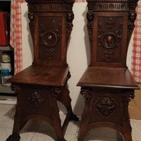 Coppia di sedie d'antiquariato 