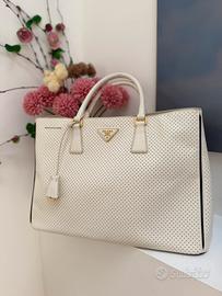 Rara Borsa Prada Galliera Saffiano Fori Originale