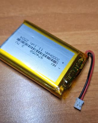 Batteria Li-ion 3000mah JST PH 2.0mm