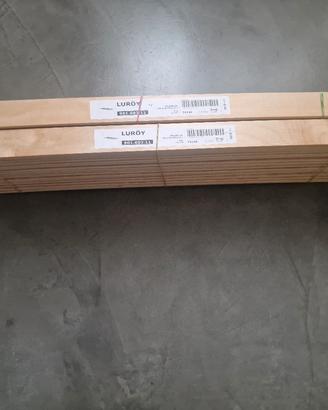 coppia doghe letto ikea Luröy 90x200