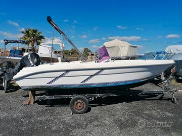 Open ranieri con mercury 40/60 elpt-efi e carrello