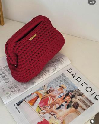 borsa crochet fatte a mano