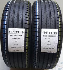 2 GOMME 195 55 16 BRIDGESTONE RIF3962