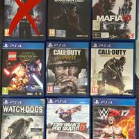 Giochi ps4 Uncharted Call of duty Gta Mafia lego